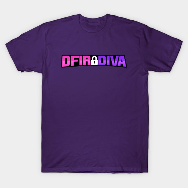 DFIR Diva Text Logo T-Shirt by DFIR Diva